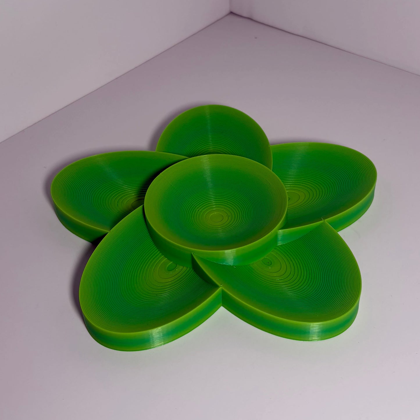 FLOWER POWER CATCHALL - LIMEGRASS