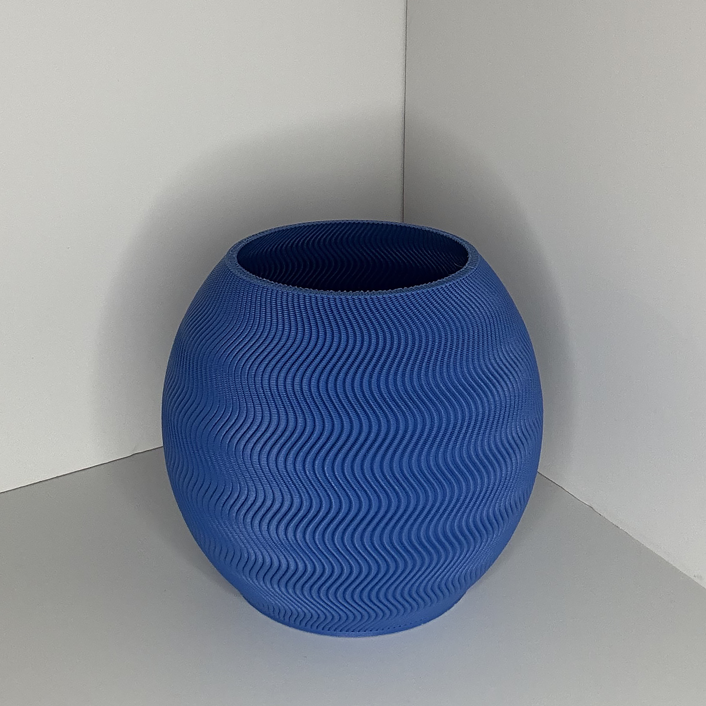 GLOBE PLANTER - COBALT