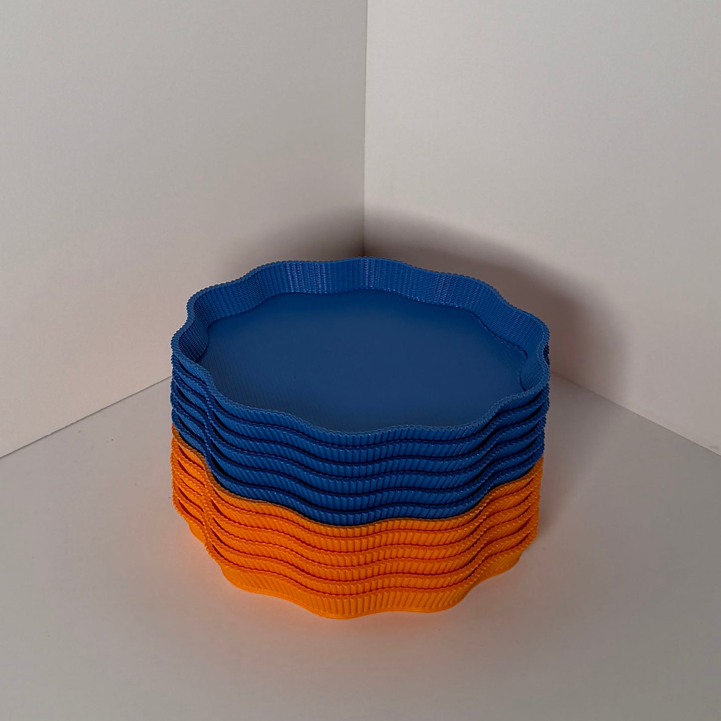 WAVE DRIP TRAY, SMALL - COBALT