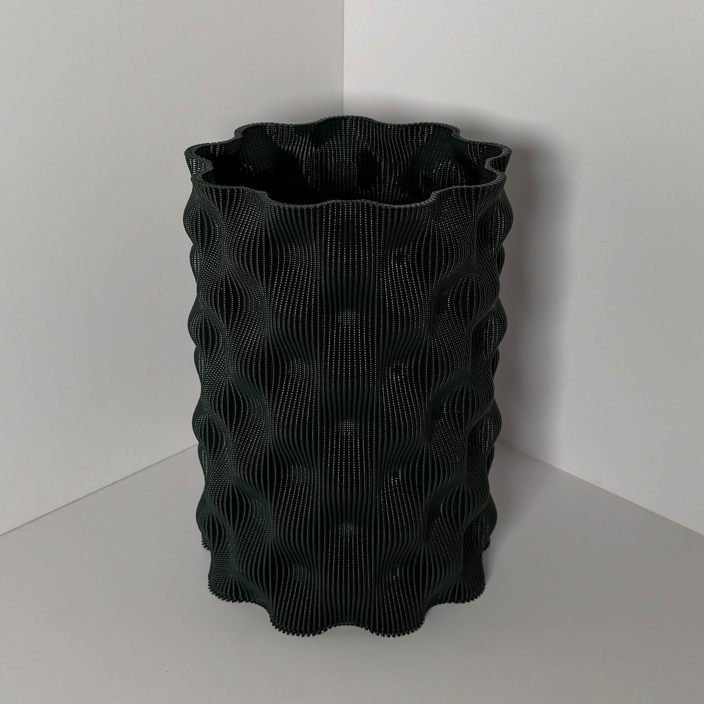 WAVE POT, LARGE - FOREST