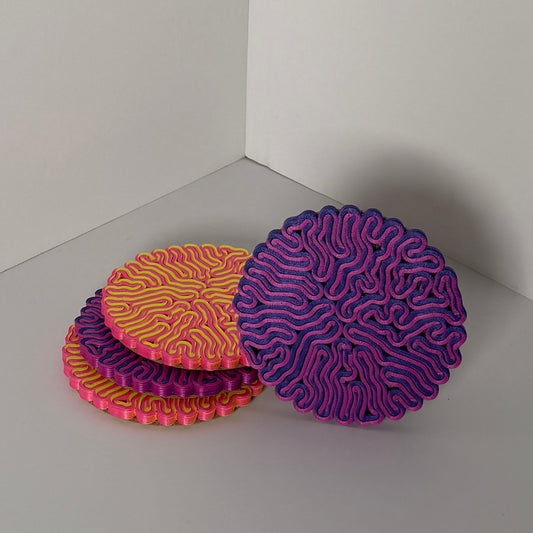 CEREBRAL COASTER SET - SWISHER LEMONADE