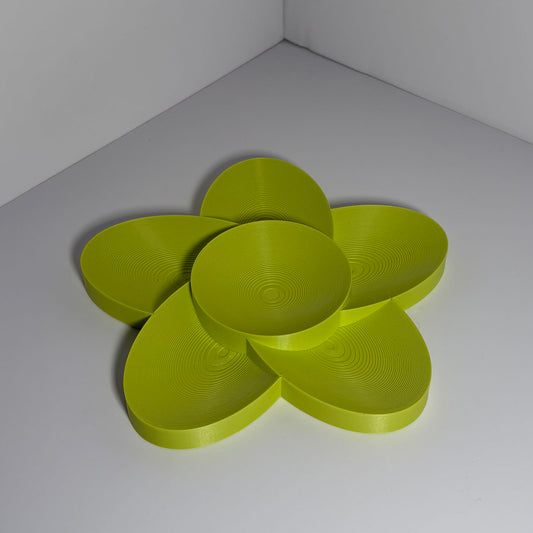 FLOWER POWER CATCHALL - LIME