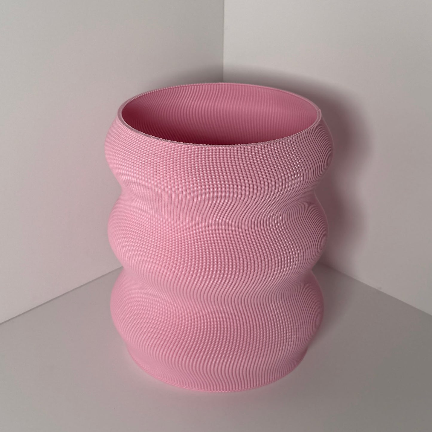 FLOW POT, LARGE - DUSTY PINK