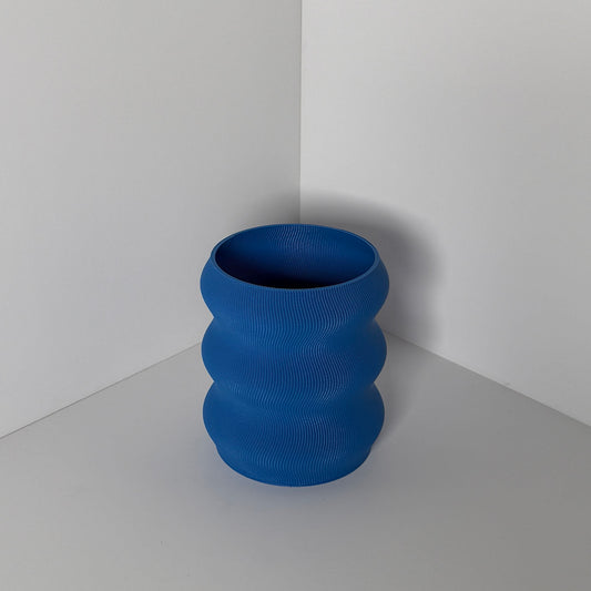 FLOW POT, SMALL - COBALT