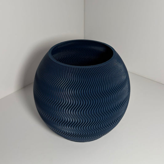 GLOBE PLANTER - NAVY