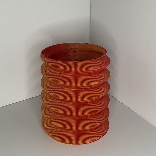SWIRL PLANTER, SMALL - FIREBIRD