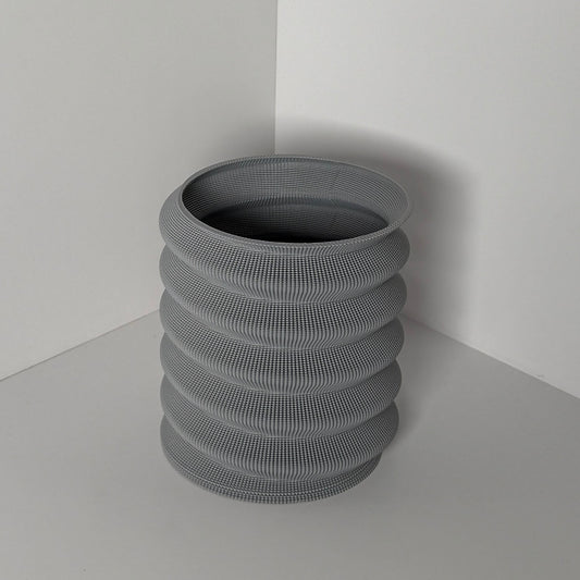 SWIRL PLANTER, SMALL - GREY