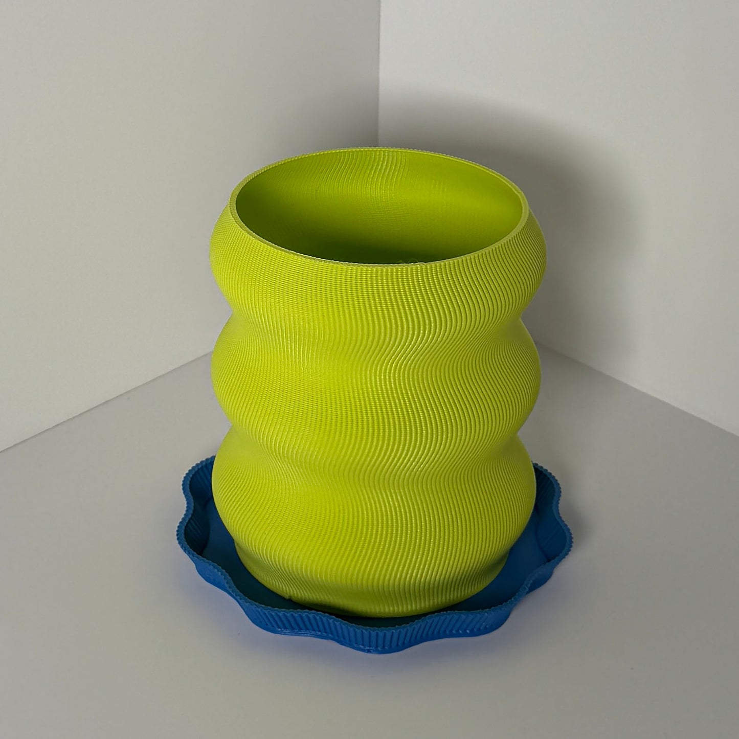 WAVE DRIP TRAY, SMALL - COBALT